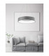 Rando 60cm Integrated LED Pendant Ceiling Light Grey Aluminium LED 42W 2700Lm 4000K-2