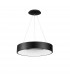 Rando 60cm Integrated LED Pendant Ceiling Light Black Aluminium LED 42W 2520Lm 3000K-1