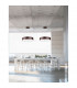 Rando 60cm Integrated LED Pendant Ceiling Light Coffee Brown Aluminium LED 42W 2520Lm 3000K-2