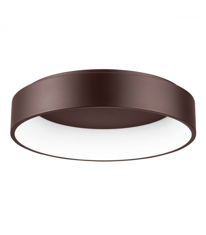 Rando 60cm Integrated LED Semi Flush Light Coffee Aluminium LED 42W 2520Lm 3000K-1