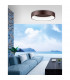 Rando 60cm Integrated LED Semi Flush Light Coffee Aluminium LED 42W 2520Lm 3000K-2