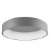 Rando 60cm Integrated LED Semi Flush Light Grey Aluminium LED 42W 2700Lm 4000K-2
