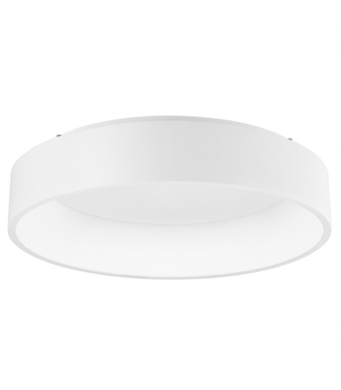 Rando 60cm Integrated LED Semi Flush Light Matt White Aluminium LED 42W 2520Lm 3000K-1