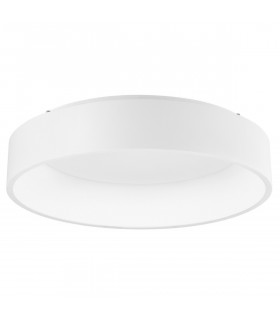 Rando 60cm Integrated LED Semi Flush Light Matt White Aluminium LED 42W 2700Lm 4000K-1