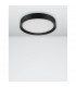 Luton 55cm Integrated LED Semi Flush Light Sandy Black Aluminium Matt White LED 47W 3525Lm 3000K-3