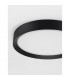 Luton 55cm Integrated LED Semi Flush Light Sandy Black Aluminium Matt White LED 47W 3525Lm 3000K-6
