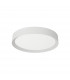 Luton 55cm Integrated LED Semi Flush Light Sandy White Aluminium Matt White LED 47W 3525Lm 3000K-1