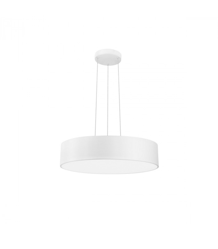 Roda 60cm Integrated LED Pendant Ceiling Light White Aluminium LED 46W 2760Lm 3000K-1