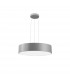 Roda 60cm Integrated LED Pendant Ceiling Light Grey Aluminium LED 46W 2760Lm 3000K-1