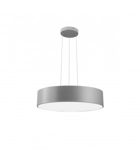 Roda 60cm Integrated LED Pendant Ceiling Light Grey Aluminium LED 46W 2760Lm 3000K-1