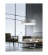 Roda 60cm Integrated LED Pendant Ceiling Light Grey Aluminium LED 46W 2760Lm 3000K-2