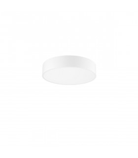 Roda 40cm Integrated LED Semi Flush Light White Aluminium LED 30W 1800Lm 3000K-1