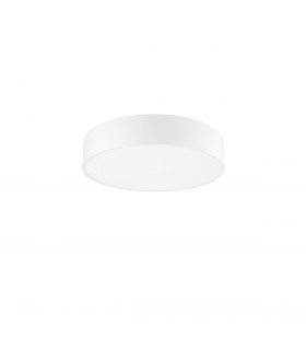Roda 50cm Integrated LED Semi Flush Light White Aluminium LED 40W 2400Lm 3000K-1