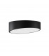 Maggio 40cm Integrated LED Semi Flush Light Sandy Black Aluminium Matt White LED 30W 2280Lm 3000K-1