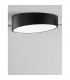 Maggio 40cm Integrated LED Semi Flush Light Sandy Black Aluminium Matt White LED 30W 2280Lm 3000K-3