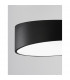 Maggio 40cm Integrated LED Semi Flush Light Sandy Black Aluminium Matt White LED 30W 2280Lm 3000K-4