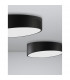 Maggio 40cm Integrated LED Semi Flush Light Sandy Black Aluminium Matt White LED 30W 2280Lm 3000K-5