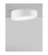 Maggio 40cm Integrated LED Semi Flush Light Sandy White Aluminium Matt White LED 30W 2280Lm 3000K-2