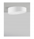 Maggio 40cm Integrated LED Semi Flush Light Sandy White Aluminium Matt White LED 30W 2280Lm 3000K-3