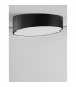 Maggio 50cm Integrated LED Semi Flush Light Sandy Black Aluminium Matt White LED 60W 4280Lm 3000K-4
