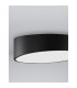 Maggio 50cm Integrated LED Semi Flush Light Sandy Black Aluminium Matt White LED 60W 4280Lm 3000K-5
