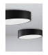 Maggio 50cm Integrated LED Semi Flush Light Sandy Black Aluminium Matt White LED 60W 4280Lm 3000K-6