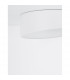 Maggio 50cm Integrated LED Semi Flush Light Sandy White Aluminium Matt White LED 60W 4280Lm 3000K-6