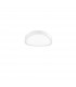 Onda 40cm Integrated LED Semi Flush Light White Iron Glass LED 27W 990Lm 3000K-1