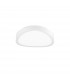 Onda 75cm Integrated LED Semi Flush Light White Iron Glass LED 95W 3400Lm 3000K-1