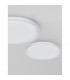 Troy 56cm Integrated LED Semi Flush Light Metal Matt White Outside Matt White Inside LED 50W 2750Lm 3000K-2