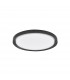 Troy 46cm Integrated LED Semi Flush Light Metal Matt Black Outside Matt White Inside LED 40W 2200Lm 3000K-1