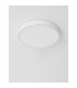Hadon 40cm Integrated LED Semi Flush Light Sandy White Aluminium Matt White LED 24W 1380Lm 3000K-3