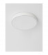 Hadon 40cm Integrated LED Semi Flush Light Sandy White Aluminium Matt White LED 24W 1380Lm 3000K-4