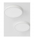 Hadon 40cm Integrated LED Semi Flush Light Sandy White Aluminium Matt White LED 24W 1380Lm 3000K-5