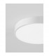 Hadon 40cm Integrated LED Semi Flush Light Sandy White Aluminium Matt White LED 24W 1380Lm 3000K-6