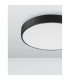 Hadon 40cm Integrated LED Semi Flush Light Sandy Black Aluminium Matt White LED 24W 1380Lm 3000K-4
