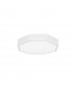 Eben 40cm Integrated LED Semi Flush Light Sandy White Aluminium Matt White LED 24W 1380Lm 3000K-1