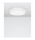 Eben 40cm Integrated LED Semi Flush Light Sandy White Aluminium Matt White LED 24W 1380Lm 3000K-2