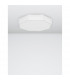 Eben 40cm Integrated LED Semi Flush Light Sandy White Aluminium Matt White LED 24W 1380Lm 3000K-3