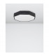 Eben 40cm Integrated LED Semi Flush Light Sandy Black Aluminium Matt White LED 24W 1380Lm 3000K-3