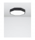 Eben 40cm Integrated LED Semi Flush Light Sandy Black Aluminium Matt White LED 24W 1380Lm 3000K-4