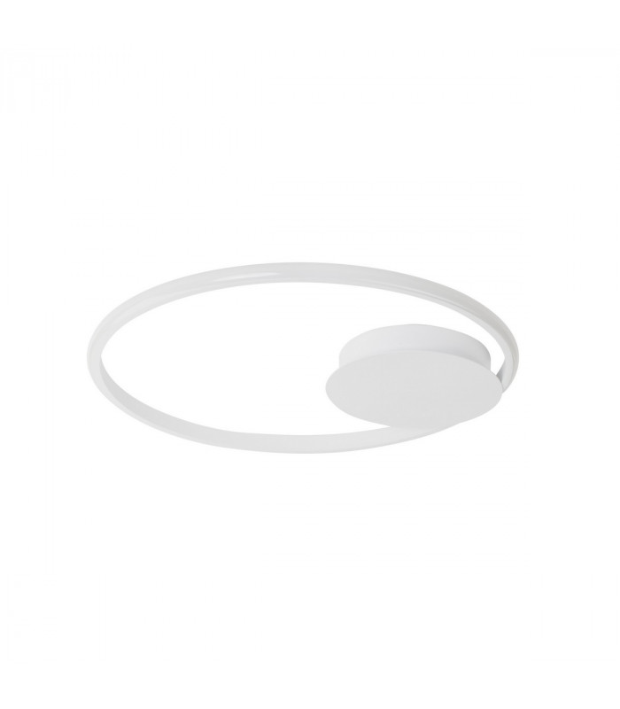 Fuline 50cm Integrated LED Semi Flush Light Sandy White Aluminium LED 32W 2320Lm 3000K-1