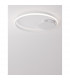 Fuline 50cm Integrated LED Semi Flush Light Sandy White Aluminium LED 32W 2320Lm 3000K-3
