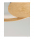 Fuline 50cm Integrated LED Semi Flush Light Gold Leaf Aluminium LED 32W 2320Lm 3000K-6