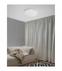 Minori 2 Light Flush Ceiling Light White Clear Structured Glass Chrome Metal LED E27-2