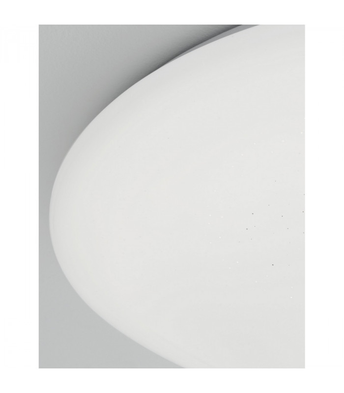 Minori 2 Light Flush Ceiling Light White LED 2x24W 1680Lm 3000K-4000K-5500K-2