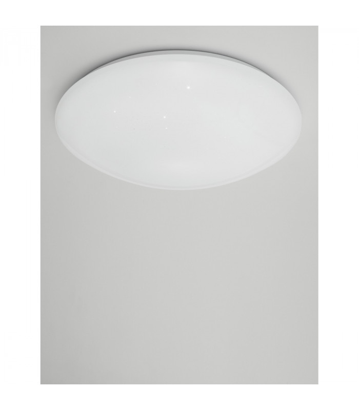 Minori 2 Light Flush Ceiling Light White LED 2x24W 1680Lm 3000K-4000K-5500K-3