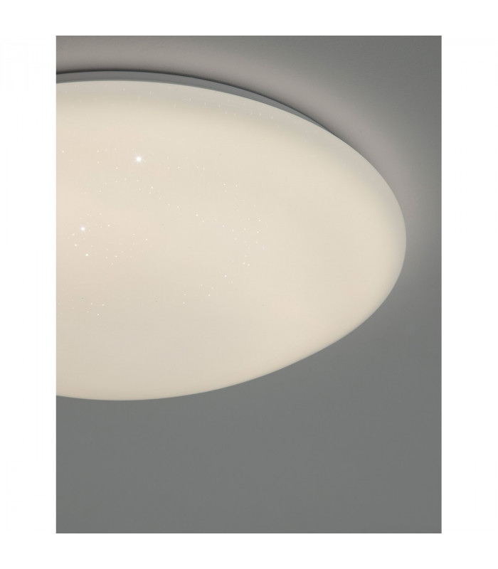 Minori 2 Light Flush Ceiling Light White LED 2x24W 1680Lm 3000K-4000K-5500K-4