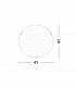 Minori 2 Light Flush Ceiling Light White LED 2x24W 1680Lm 3000K-4000K-5500K-5