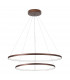 Ferrol Integrated LED Pendant Ceiling Light Coffee Brown Aluminium Adjustable LED 85W 4500Lm 3000K-1